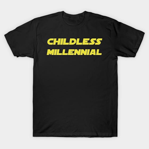 Childless Millennial T-Shirt by ThemeParkShop